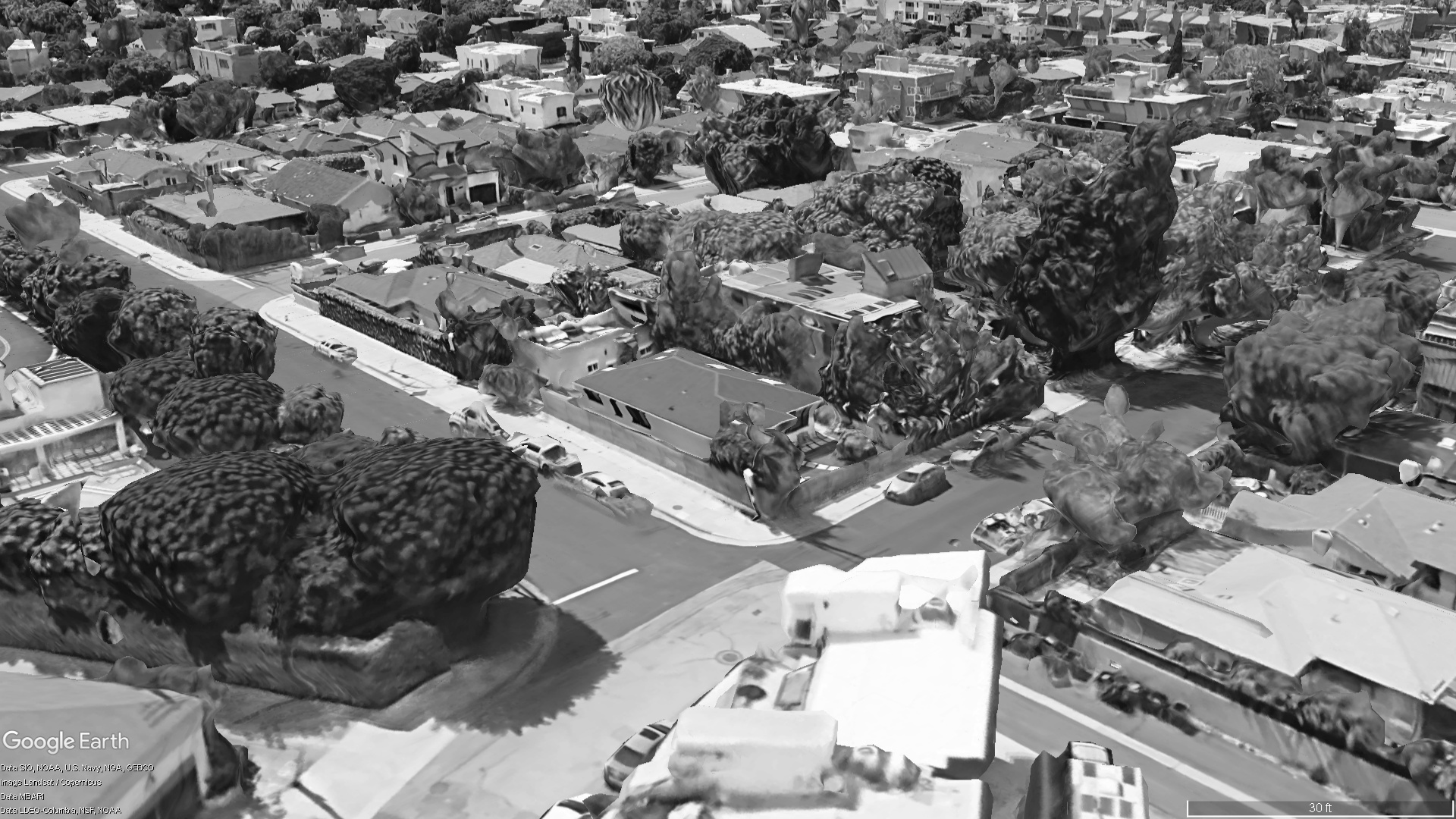 Single-Family Residential — aerial render